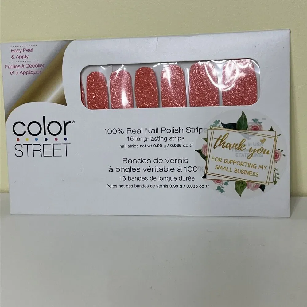 Lot of 2 Color Street Nail Polish Strips Popsicles & Your Corally Invited NEW